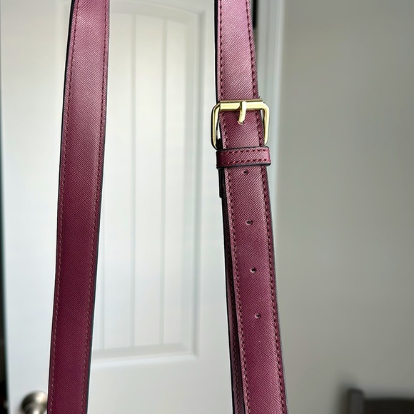 STEVE MADDEN BREESE CROSSBODY SATCHEL BAG PURSE HANDBAG wine plum burgundy - Picture 7 of 14